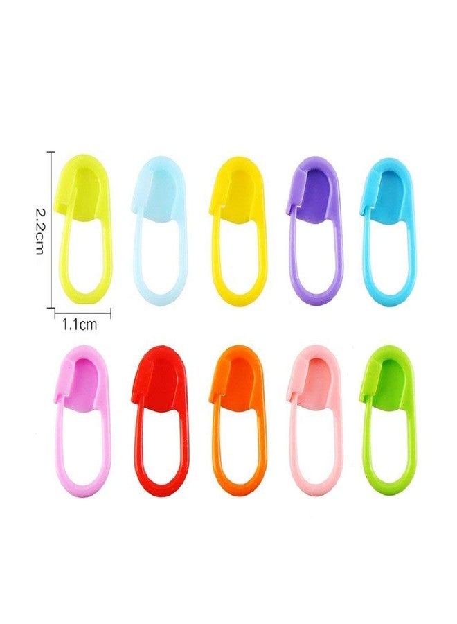 M Fabrics Crochet Locking Stitch Markers for Knitting Designed to Hook into The Knitted or Crocheted Stitch so it Will not Slip Out (25 Pieces) (Pack of 1 (25 Pieces)) - Image 2